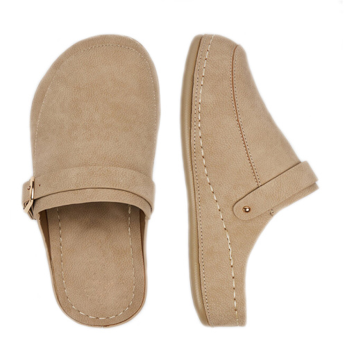 Women's Genuine Leather Flat Sandals with Birkentsock Style