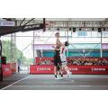 Piastrelle da campo da basket con FIBA ​​3x3