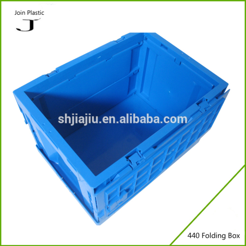 Collapsible foldable clear plastic container box for sale