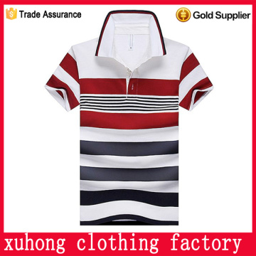 China factory customized casual apparel design color combination polo t shirt