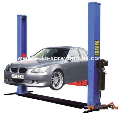 Auto Hydraulic Car Lift , Double Column Cylinder Lift With Chassis