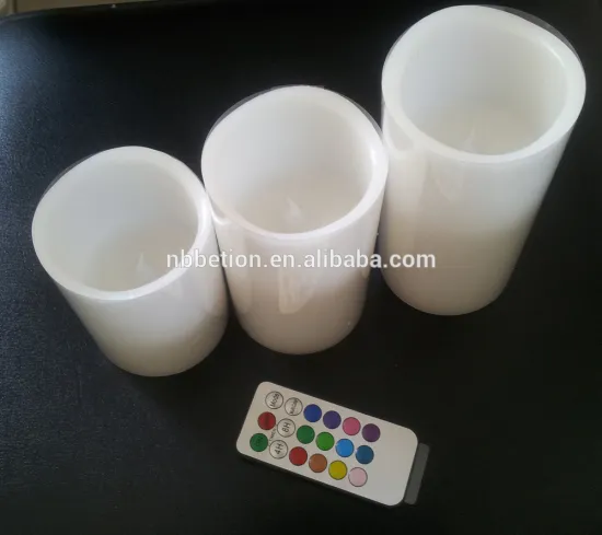 LED candle with remote control 3pcs real wax flameless remote control candlesColor Changing Candle with Remote Control