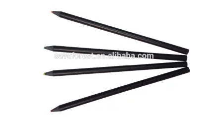 Stationery black enviroment protection pencil