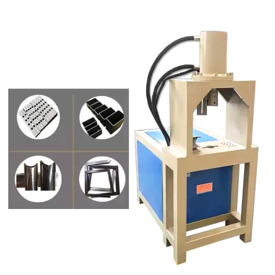 90 Degree Hydraulic Square Pipe Cutting and Notching Machine for Stainless Steel Tubes