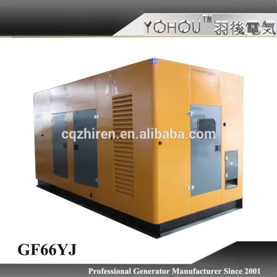 YUCHAI engine 3 phase soundproof diesel generator 75kva