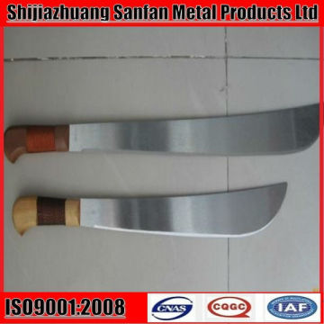 19'' Africa sugarcane machete knife smartchet with wooden handle or plastic