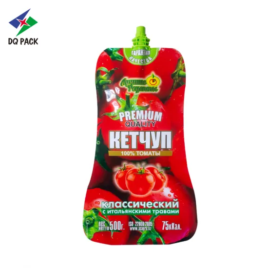 500G Ketchup packaging pouch spout pouch for tomato sauce packing