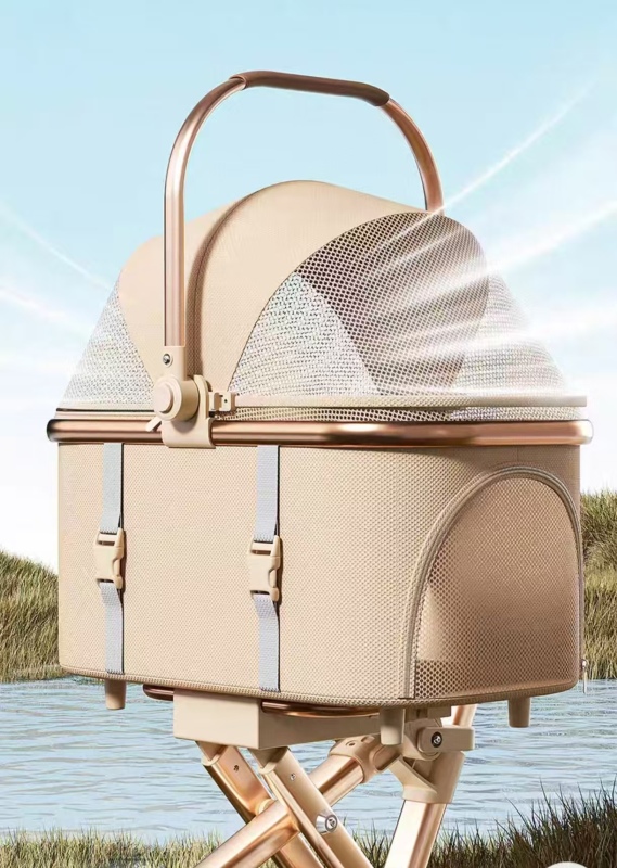 Comfortable and safe pet stroller