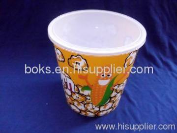 Plastic Popcorn Bowl With Lid 