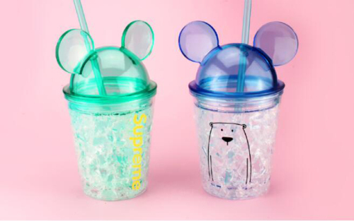 Plastic Water Bottle With Cute Cover