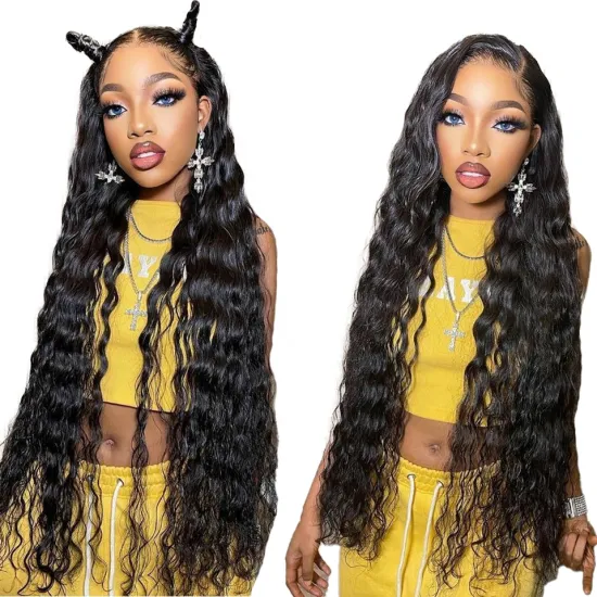 13x6 Hd Transparent Lace Front Human Hair Wigs For Black Women 360 Lace Frontal Wigs Glueless 100% Virgin Full Lace Wig Vendors