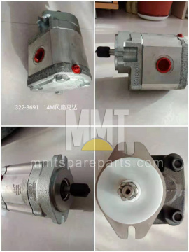 341-2719 3412719 Gear Fan Motor untuk Grader Motor 14m