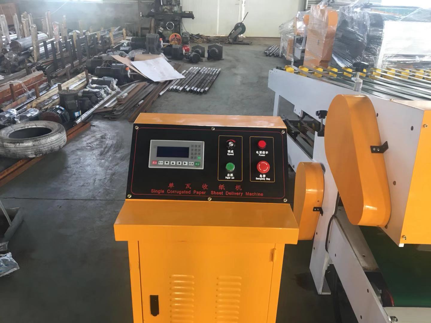Corrugator Single Face Sheet Stacker
