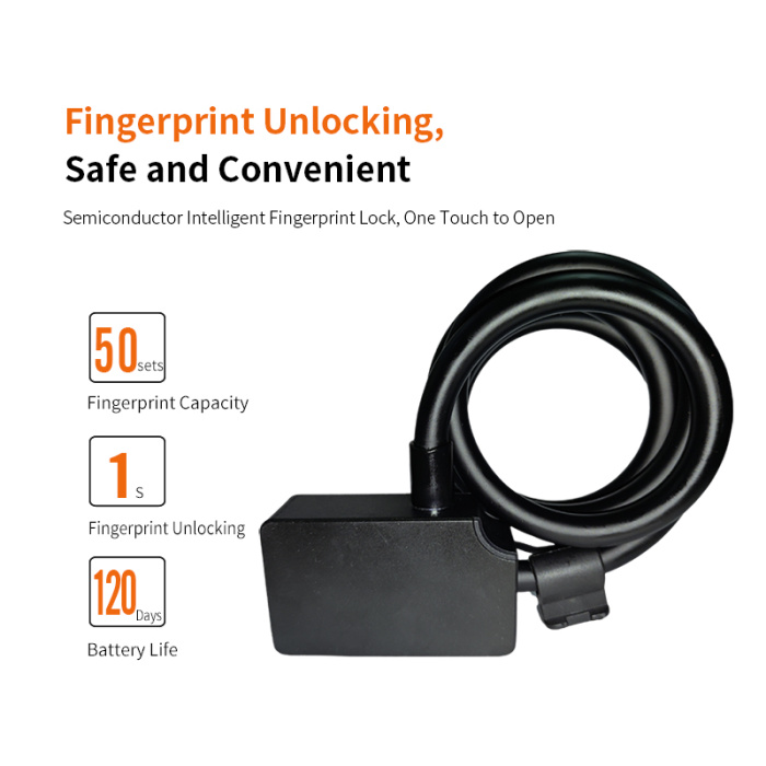Умный биометрический противоугонный велосипедный замок для мотоцикла с отпечатками пальцев