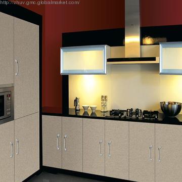 Green E1 Grade Modular Kitchen Cabinet
