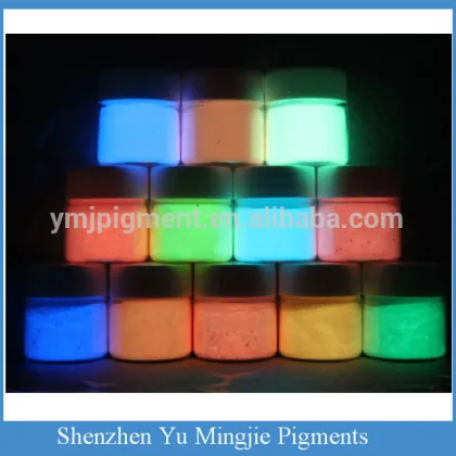 colorful photoluminescent pigment for fish bait making