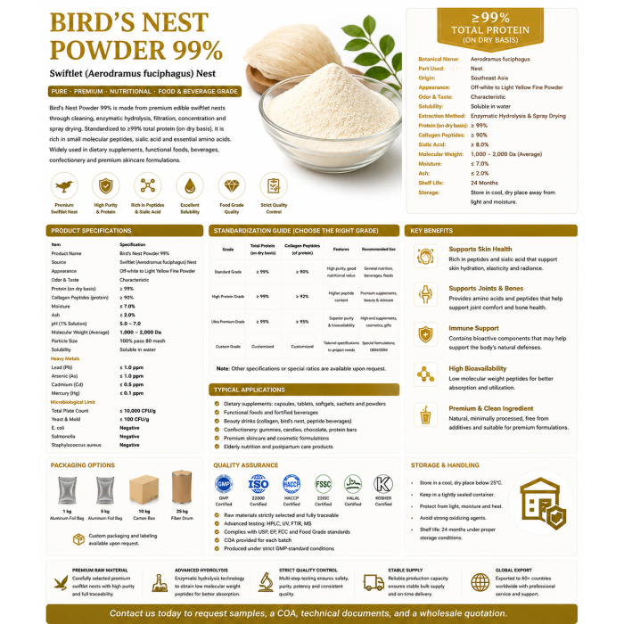 Bird's Nest Acid Powder 99% Neu5Ac