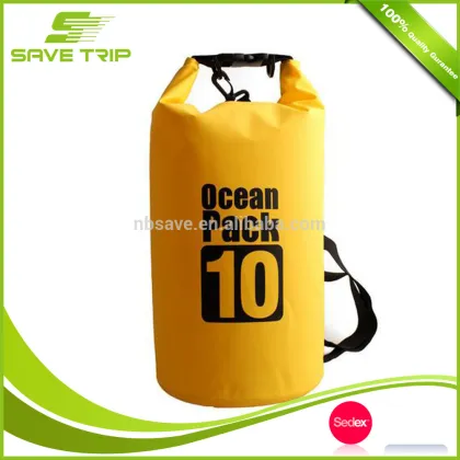 Free sample outdoor sport PVC waterproof swimming bag diving shoulder bag travel dry bags