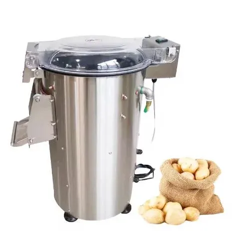 New Type Potato and Carrot Cleaning and Machine / Ginger Peeler and Washing / Brush Carrot Washing Machine