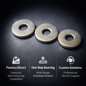 Arruela plana Arruela extra grande de aço inoxidável
