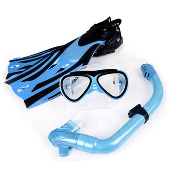 Attrezzatura per immersioni professionista per bambini: maschera per immersioni da nuoto, snorkeling e pinne
