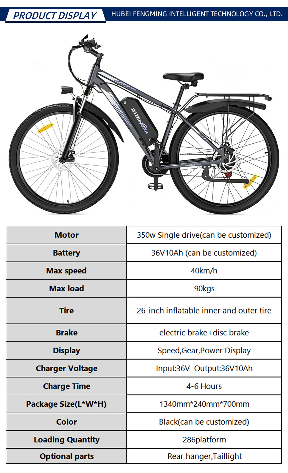 YY009 FM-Z-263610 Electric bicycle-X