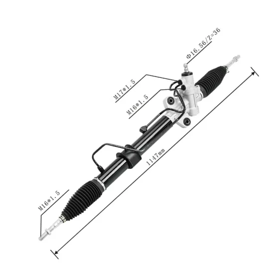 Steering Gear Assembly and Rack for Right Wheel Drive Mitsubishi L200 Pickup Truck