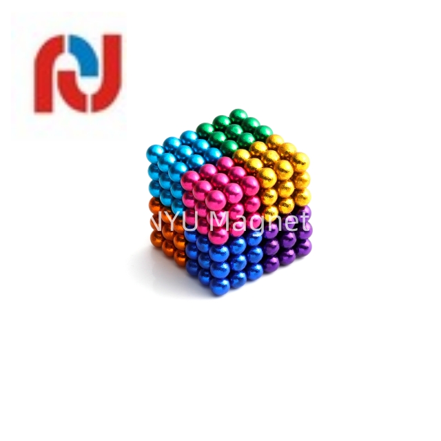 Неодимий -магнит радужный шарик на заказ магнит