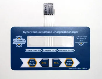 Thin Flexible PET Membrane Switch Keyboard With Transparent Window