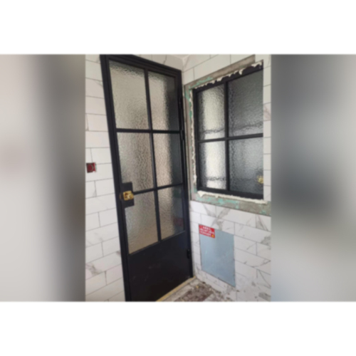 Porta doccia moderna scorrevole in vetro