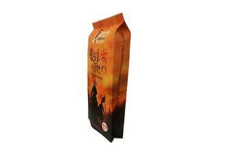Side Gusset Plastic Food Packaging Bags Quad Seal Organ Bag