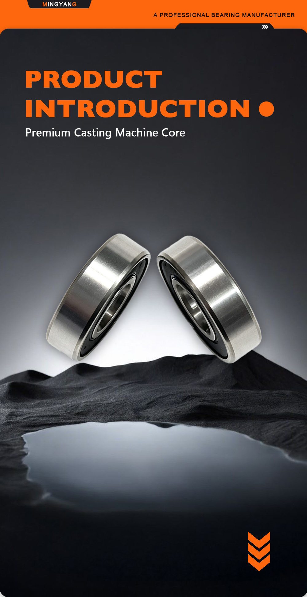 6001‑2RS Sealed Rolling Ball Bearing For Machinery X