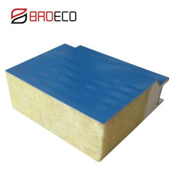 Fireproof thermal insulation glass wool sandwich panel for factory wall