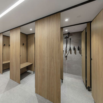 Sistem Pembahagian Komersial Laminate Compact