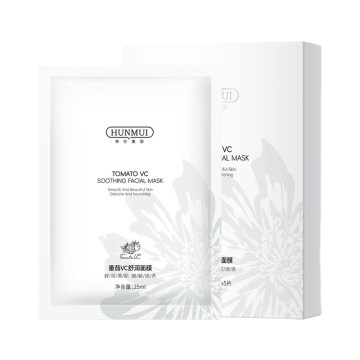 Crystal Tomato Vc Mask: Brightens, Hydrates, Antioxidant, Anti-Glycation