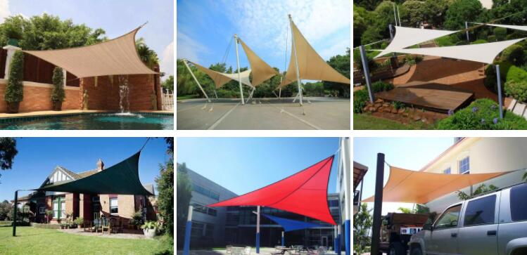 shade sail usage