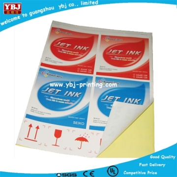 Full Colors Printing Custom Vinyl Stickers and packing labels stickers,Custom sticker label printing