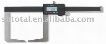 flat-head external groove digital caliper, digital caliper for outside Grooves