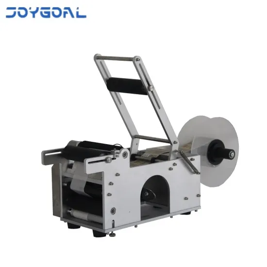 Small Semi-Automatic Manual Labeling Machines for Round Food Containers with Coding Function
