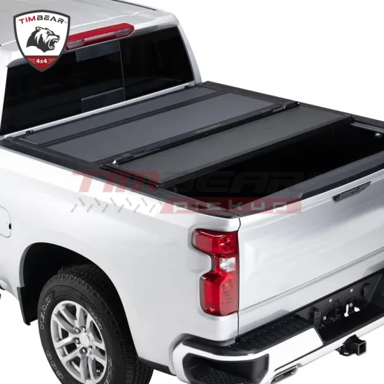 2021 Pickup Truck 4X4 Hard Folding Tonneau Cover for Chevrolet Silverado 1500