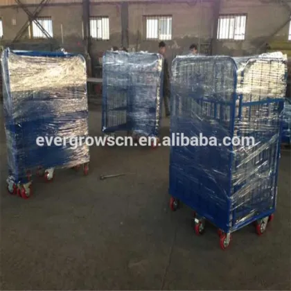 Folding supermarket warehouse Hotel Housekeeping Maid Cart Trolley