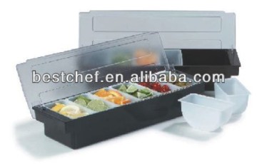 Bar condiment holder PC and PP