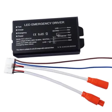 3-30W LED Battery Pack Kit Emergency Light Conversion Driver Kit for LED Lighting Fixtures Rechargeable Battery
