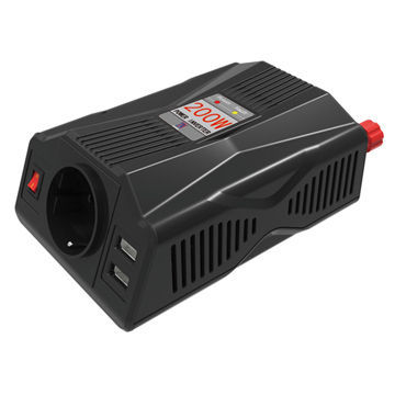 Power Inverter with Built-in Battery, Supply 180W Power with Full Protect, Converts 13.5V DC to 230V