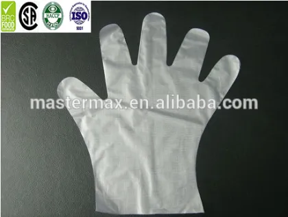 2017 Disposable plastic gloves CPE gloves