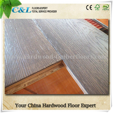 Foshan Manufacturer black oak engineered wood flooring