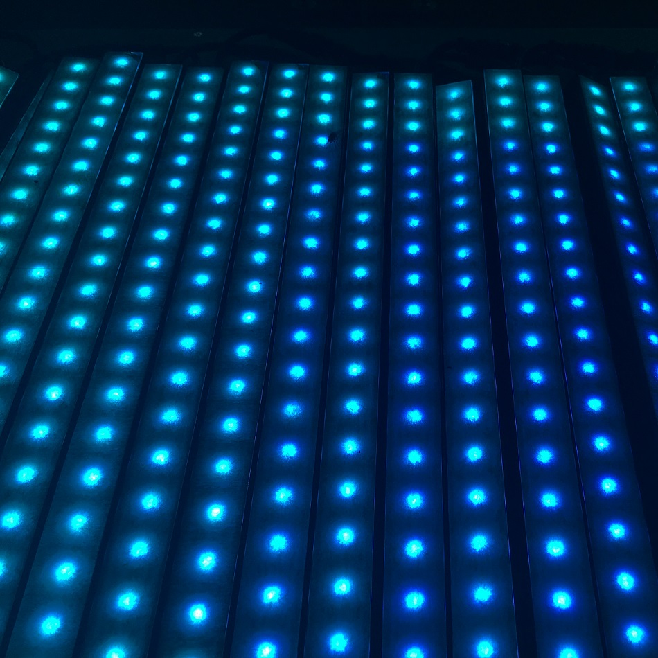Декорација на фасада RGB LED видео лента со светло