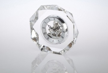 For Wedding Favor or Souvenir Gift Custom Crystal Clock