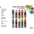 Original Hot selling Rum Bar 9000 Disposable Vape