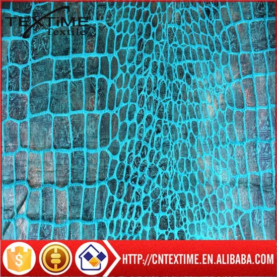 Shiny velvet burnout fabric